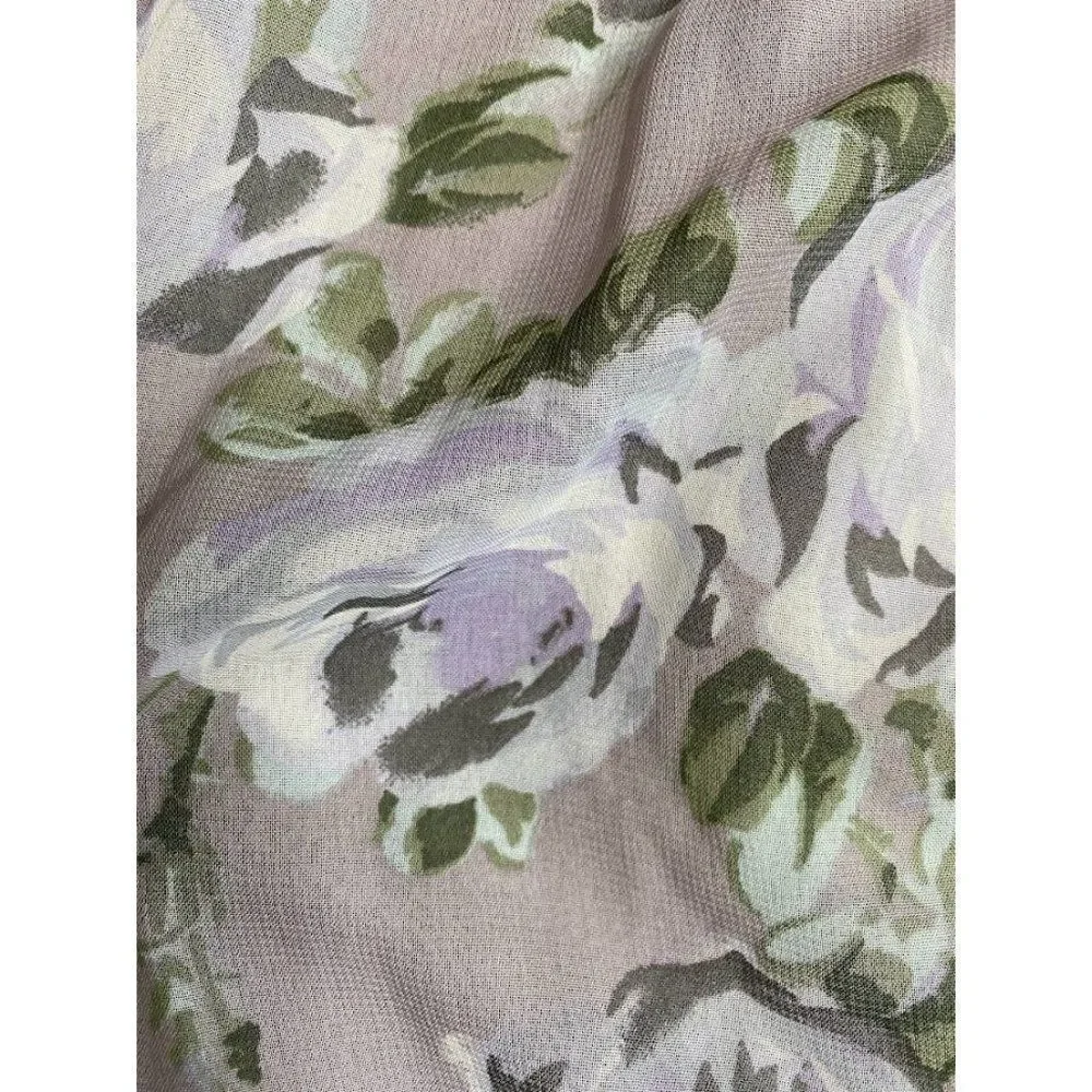 Childrens Place Girls Purple Floral Cold‎ Shoulder Chiffon High Low Dress XXL 16 - Picture 4 of 8